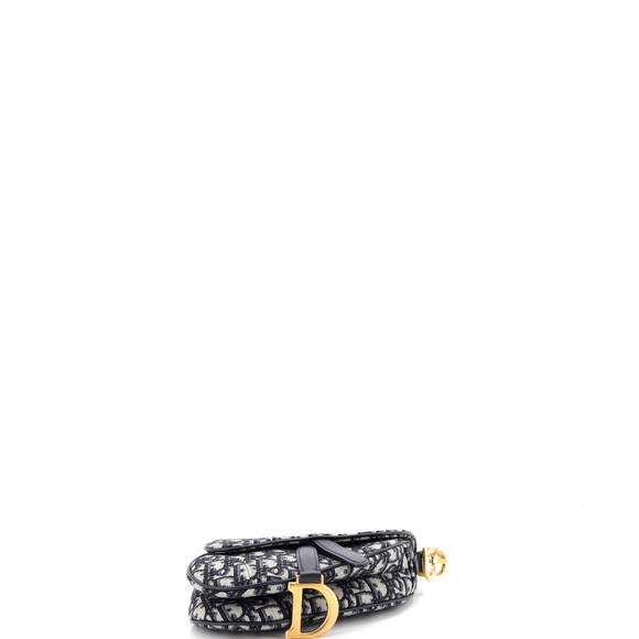 Christian Dior Mini Saddle Handbag Oblique Canvas - Picture 4 of 5